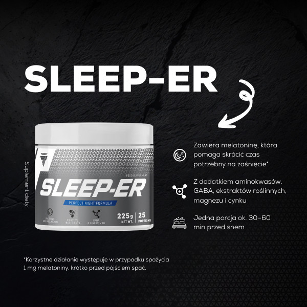 SLEEP-ER – suplement na sen w proszku