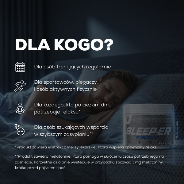 SLEEP-ER – suplement na sen w proszku