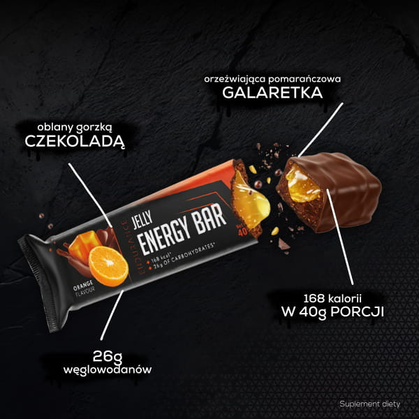 Zestaw 28 batonów energetycznych z galaretką - JELLY ENERGY BAR