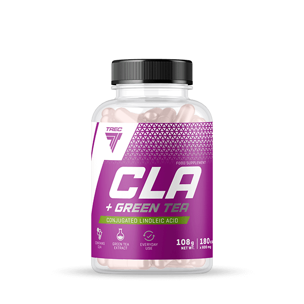 CLA + GREEN TEA – CLA w kapsułkach z zieloną herbatą - 180 kaps.