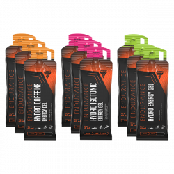 Zestaw 9 żeli - HYDRO ENERGY, HYDRO ISOTONIC ENERGY, HYDRO CAFFEINE ENERGY