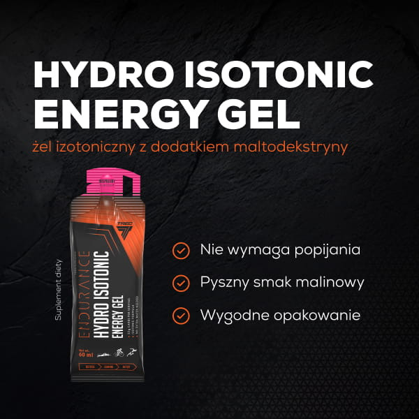 HYDRO ISOTONIC ENERGY GEL - żel energetyczny nawadniający