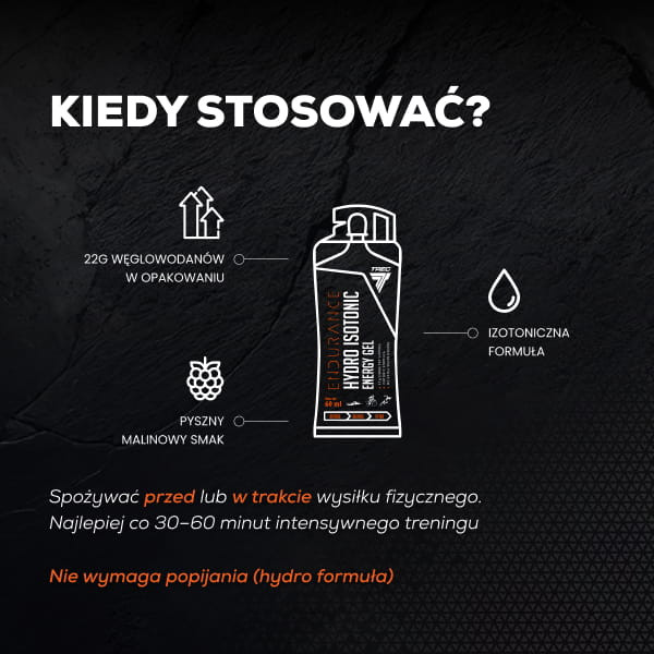 HYDRO ISOTONIC ENERGY GEL - żel energetyczny nawadniający