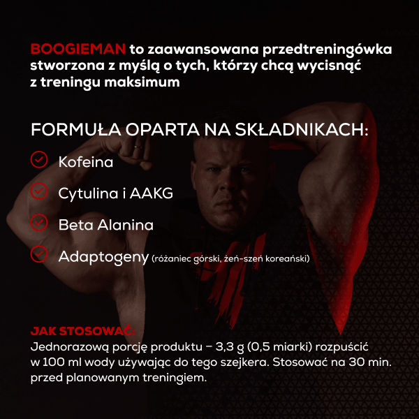 Przedtreningówka BOOGIEMAN w proszku