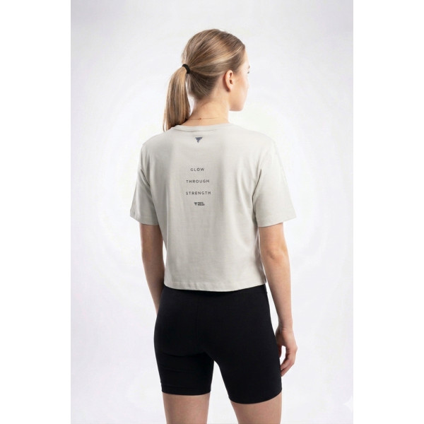 Szary T-shirt damski TW BASIC TRECGIRL T-SHIRT 198 GREY
