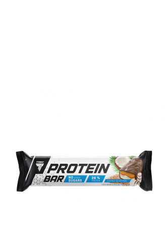 Baton białkowy PROTEIN BAR COCONUT & CARAMEL z nadzieniem kokosowym i karmelowym