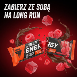 JELLY ENERGY BAR RASPBERRY FLAVOUR - Baton z galaretką