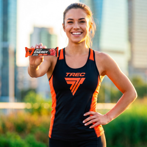 JELLY ENERGY BAR RASPBERRY FLAVOUR - Baton z galaretką