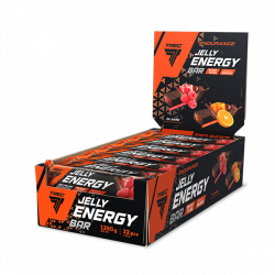 Zestaw 32 batonów energetycznych z galaretką - JELLY ENERGY BAR ORANGE FLAVOUR