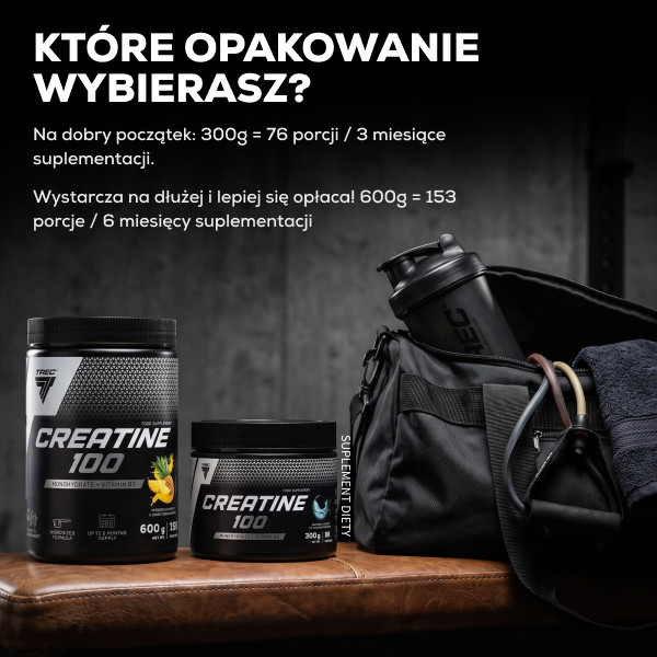 CREATINE 100 - monohydrat kreatyny z witaminą B6