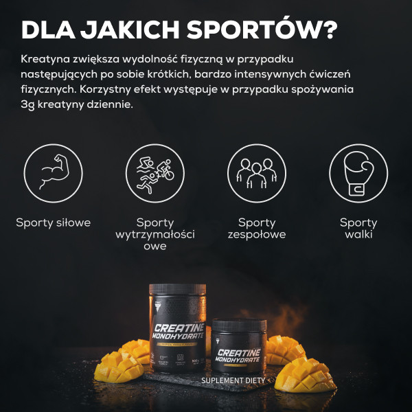 CREATINE MONOHYDRATE - kreatyna z witaminą B6