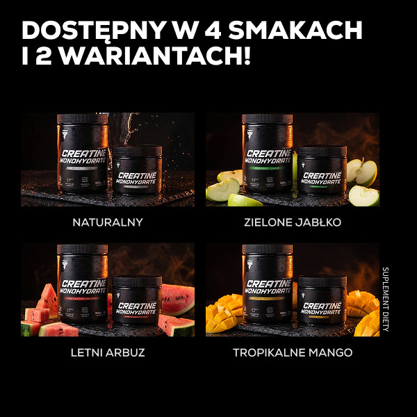 CREATINE MONOHYDRATE - kreatyna z witaminą B6