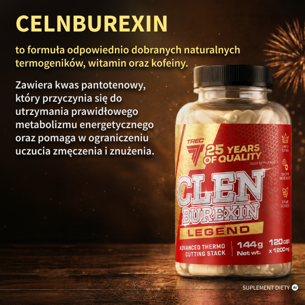 Edycja limitowana Spalacz Tłuszczu CLENBUREXIN LEGEND
