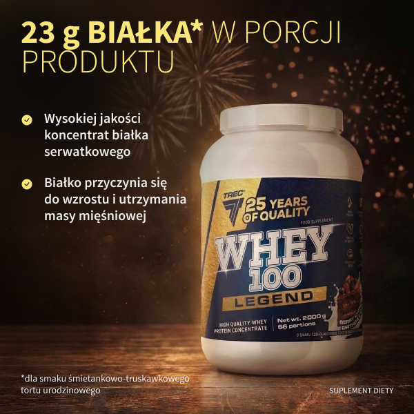 Edycja limitowana Białko WHEY 100 LEGEND