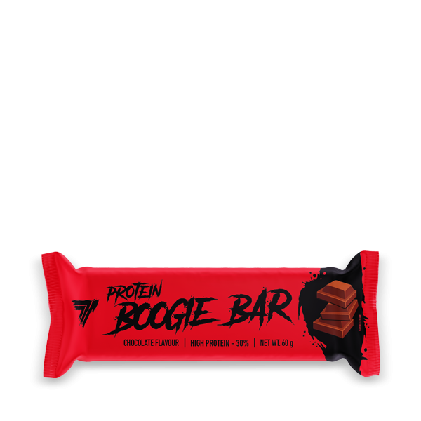 Baton proteinowy o smaku czekoladowym z chrupkami zbożowymi PROTEIN BOOGIE BAR CHOCOLATE FLAVOUR