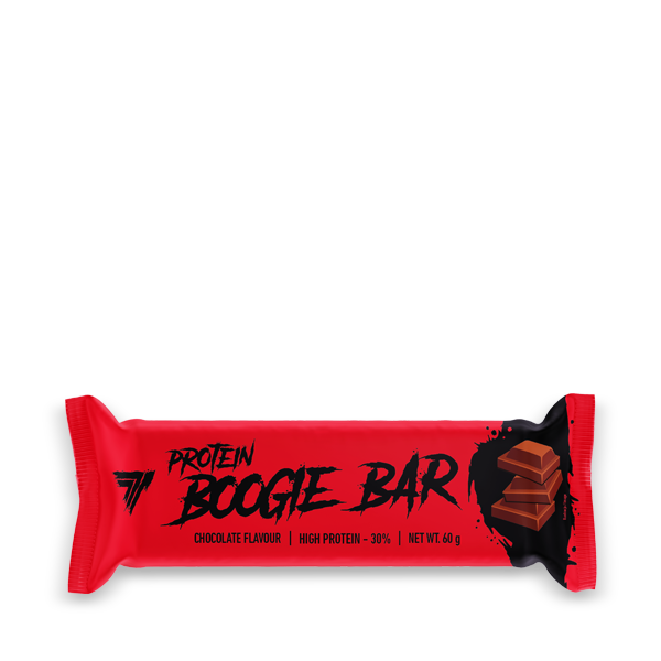 Baton proteinowy o smaku czekoladowym z chrupkami zbożowymi PROTEIN BOOGIE BAR CHOCOLATE FLAVOUR PROTEIN BOOGIE BAR CHOCOLATE FLAVOUR no bg