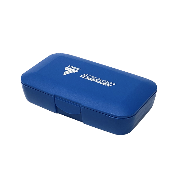 Niebieskie pudełko na kapsułki BOX FOR TABLETS -  BLUE PILLBOX Glowne 2