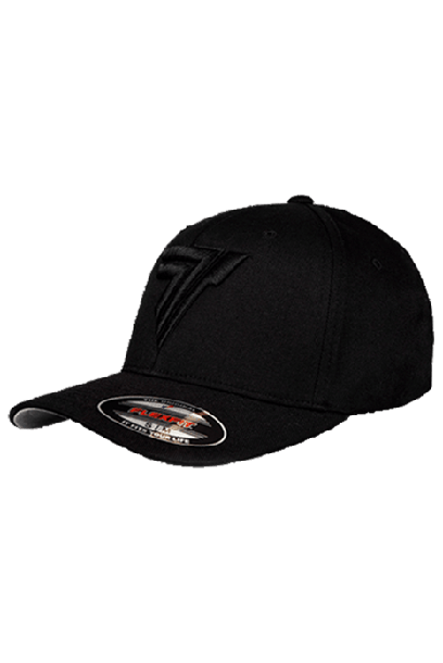 Czarna czapka z daszkiem FULLCAP BLACK ON BLACK