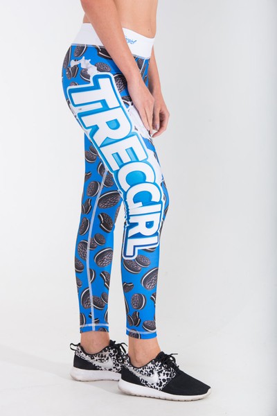 Niebieskie legginsy damskie TRECGIRL z nadrukiem - ciasteczka https://www.trec.pl/media/catalog/product/l/e/legi