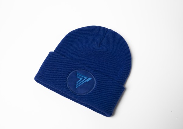 Niebieska czapka zimowa T BLUE unisex Niebieska czapka zimowa T BLUE unisex 2