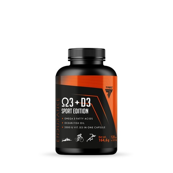 OMEGA 3 + D3 SPORT EDITION - kwasy omega 3 wzbogacone o witaminę D3