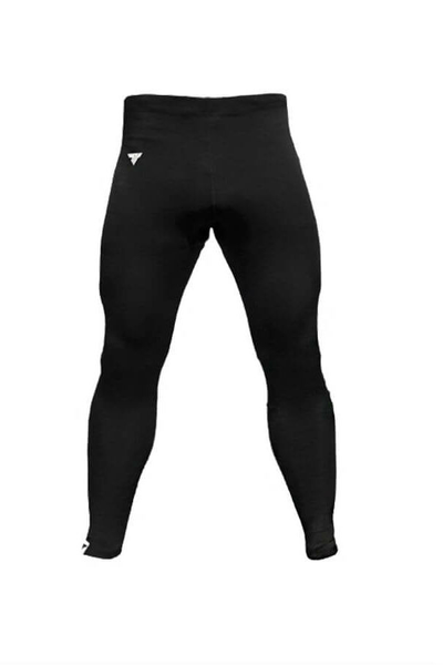Czarne legginsy treningowe męskie PRO PANTS 001 - BLACK Glowne