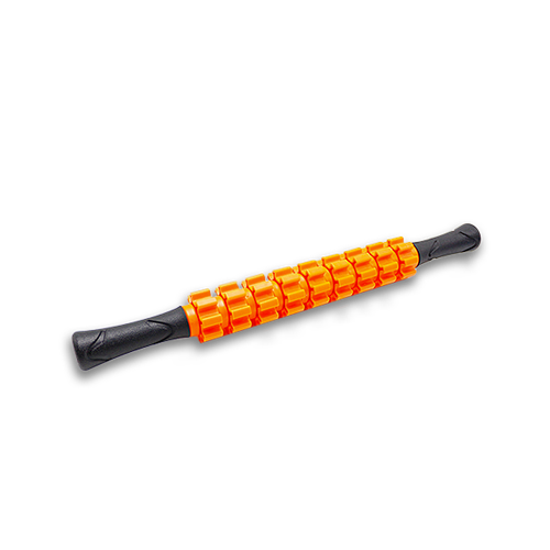Pomarańczowy wałek do masażu 50 cm MASSAGE ROLLER M2 02