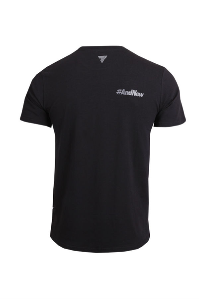 Czarny T-shirt męski T-SHIRT 040 #ANDNEW BLACK https://www.trec.pl/media/catalog/product/t/s/tshi