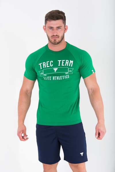 Zielony T-shirt męski T-SHIRT COOLTREC 009 GREEN Glowne