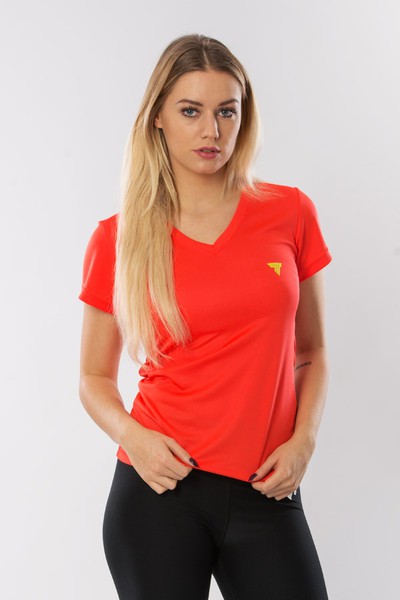 Pomarańczowy T-shirt damski TRECGIRL COOLTREC ORANGE Glowne