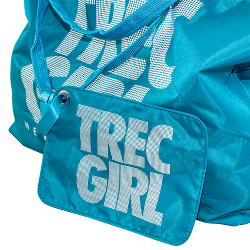 Neonowa błękitna torba sportowa TREC GIRL