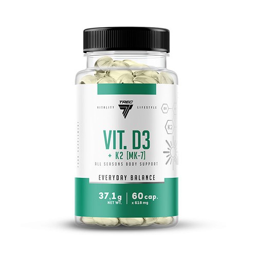 VIT. D3 + K2 – witamina D3 i K2 w kapsułkach