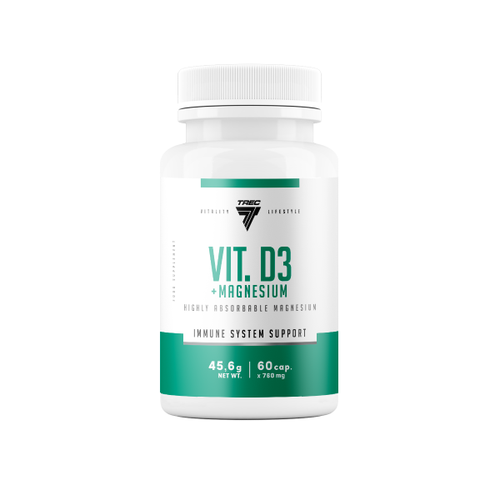 VITAMIN D3 + MAGNESIUM – witamina D3 z magnezem w kapsułkach