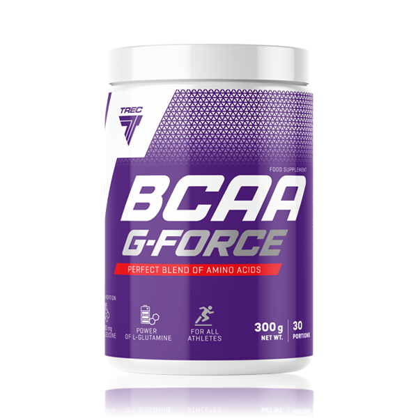 None BCAA G-FORCE | BCAA i L-glutamina w proszku BCAA G-FORCE 300 g no bg