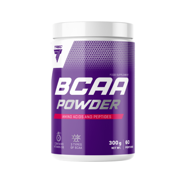 BCAA POWDER | aminokwasy BCAA z witaminą B6 BCAA POWDER white bg