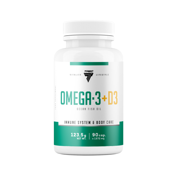 OMEGA 3 + D3 – kwasy omega 3 z witaminą D3 OMEGA 3 + D3