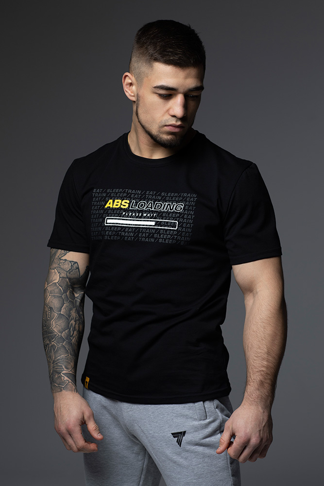 Trec Wear 2022 Czarny T-shirt męski ABS Czarny T-shirt męski ABS 1