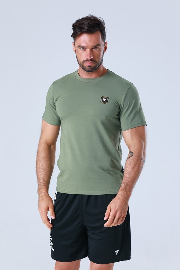 Trec Wear Special forces Zielony T-shirt męski CREST OLIVE Glowne