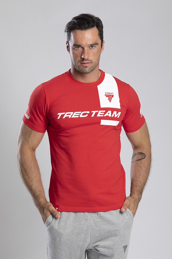 Trec Wear Czerwony T-shirt męski COOLTREC TREC TEAM ATHLETES POLSKA RED Zdjęcie główne